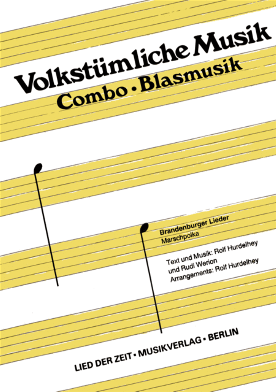 Brandenburger Lieder Clarinet scores gallery preview page 1