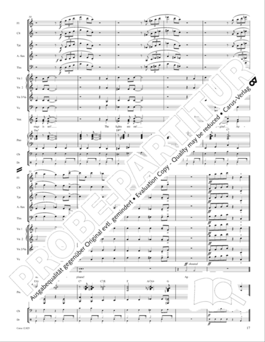 Circus Allegro Choir scores gallery preview page 18