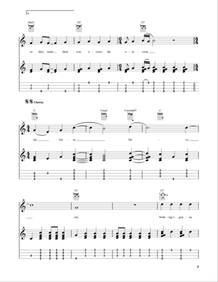 Across The Universe Across The Universe Ukulele scores gallery preview page 3