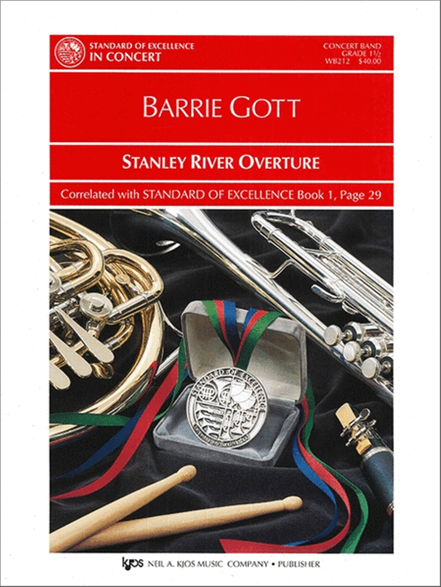 Stanley River Overture Concert Band scores gallery preview page 1