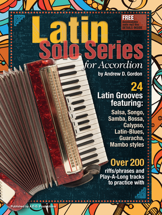 Book cover for Latin Solo Series for Accordion