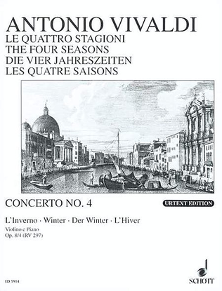 Book cover for Concerto Op. 8, No. 4 “Winter”