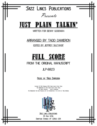 Book cover for Just Plain Talkin'