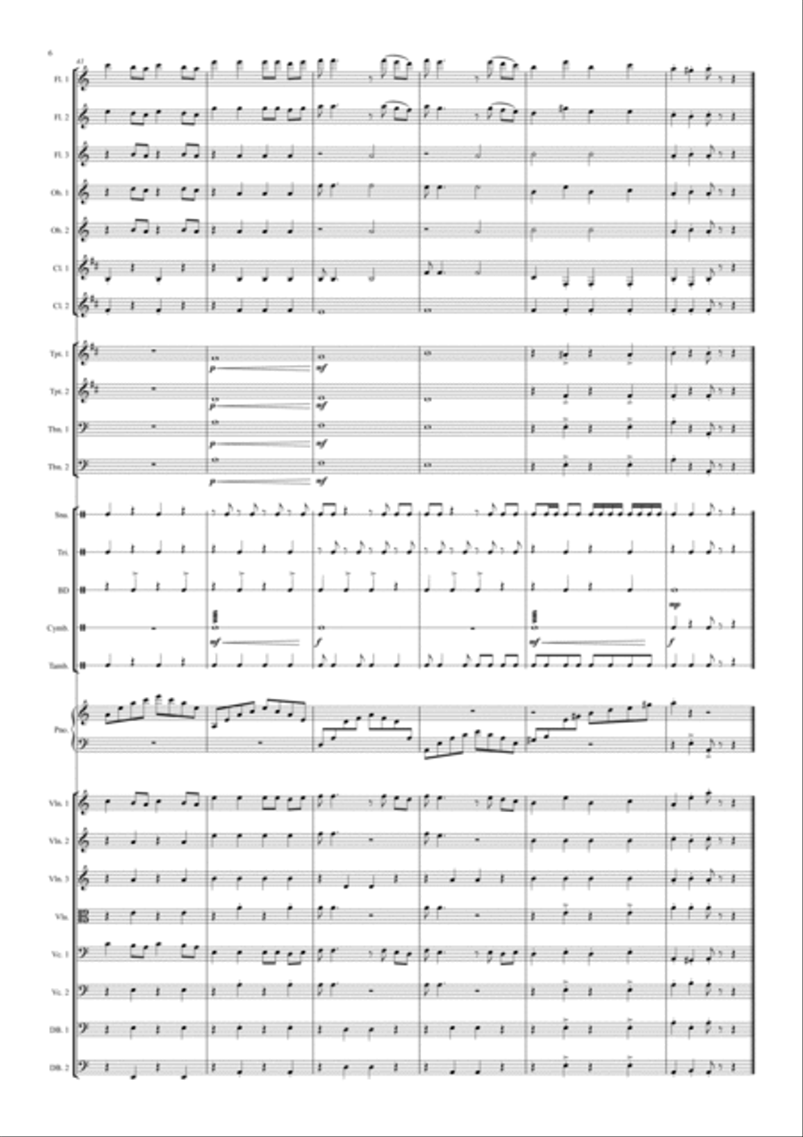 Bella Ciao Bella Ciao Full Orchestra scores gallery preview page 6