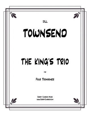Book cover for The King's Trio for Trombone Quartet
