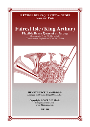 Book cover for Fairest Isle (King Arthur) - Flexible Brass Quartet or Group Score and Parts PDF