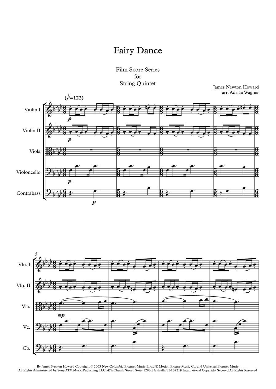 Peter Pan Peter Pan String Orchestra scores gallery preview page 3