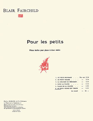Book cover for Le Petit Negre...piano