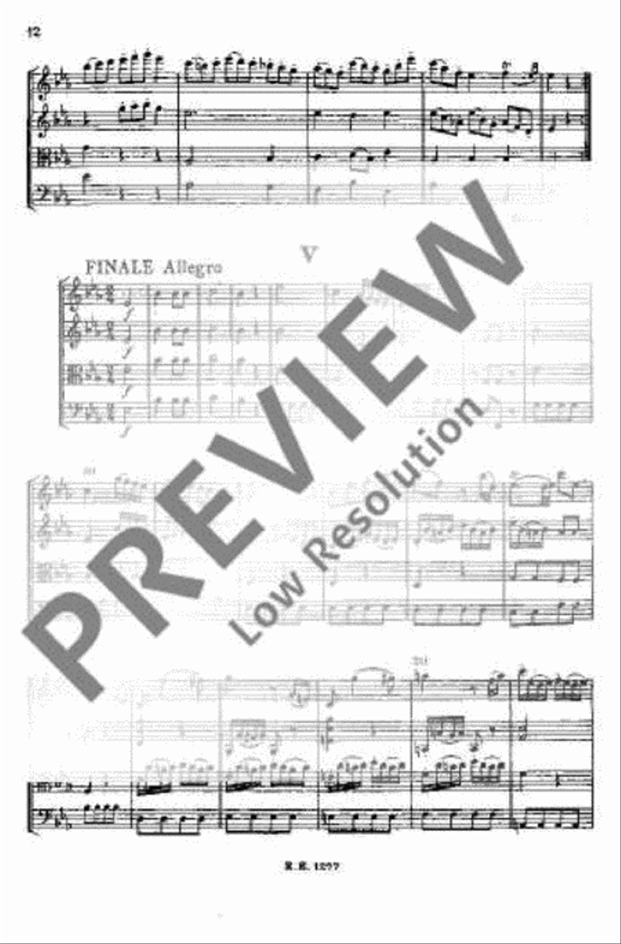 String Quartet Eb major String Quartet Eb major String Quartet scores gallery preview page 15