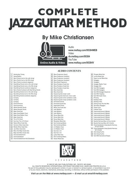 Complete Jazz Guitar Method
