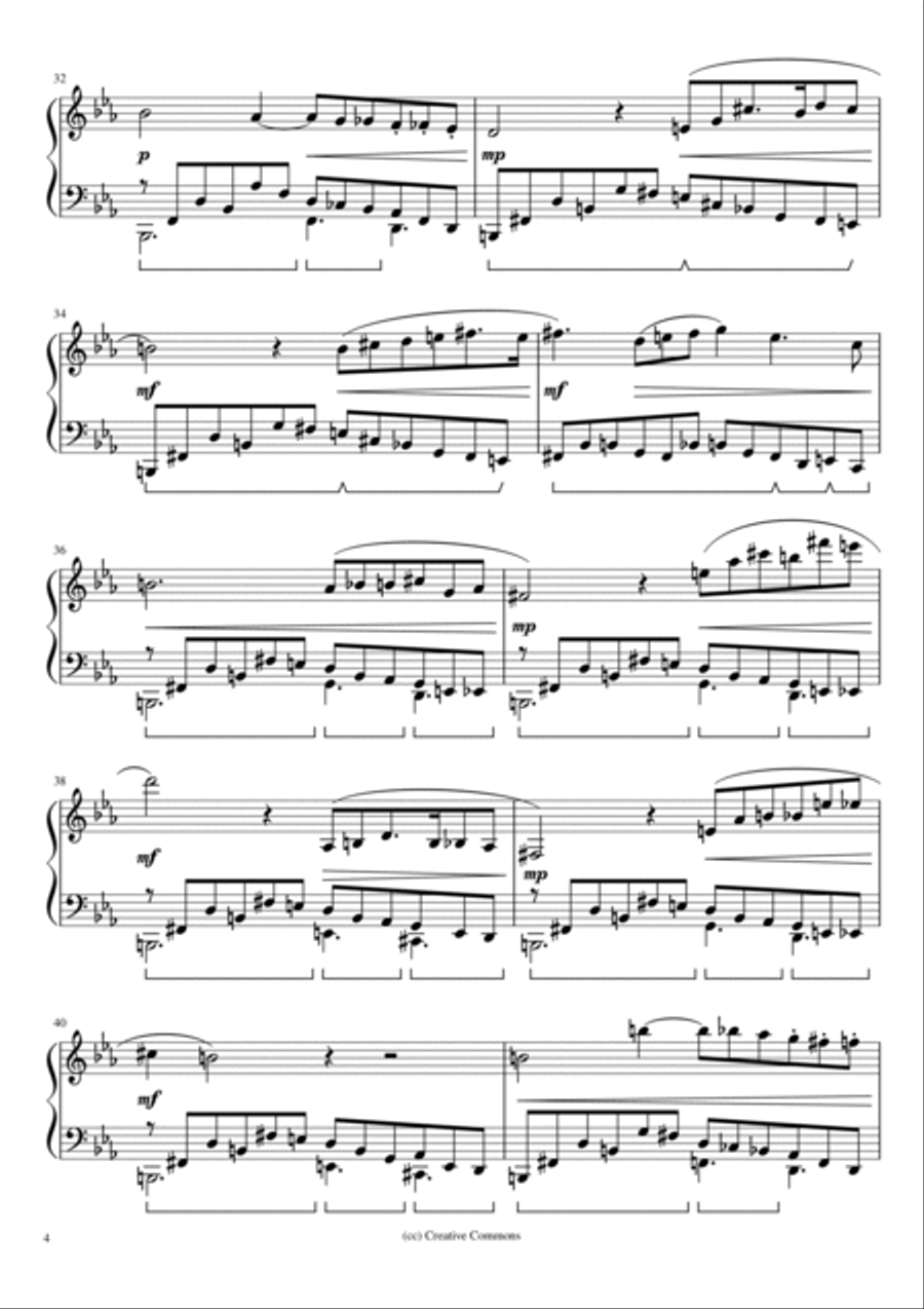 Andante Languido Opus 56 Piano Solo scores gallery preview page 4