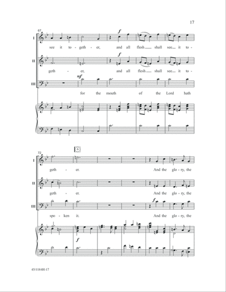Messiah Messiah 3-Part scores gallery preview page 17