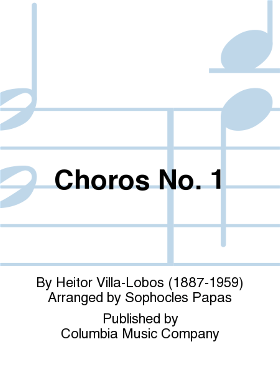 Choros No. 1 Choros No. 1 School and Community scores gallery preview page 1