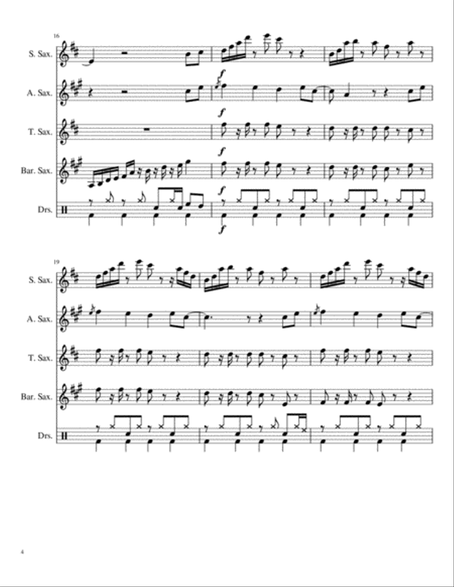 Rather Be Small Ensemble scores gallery preview page 4