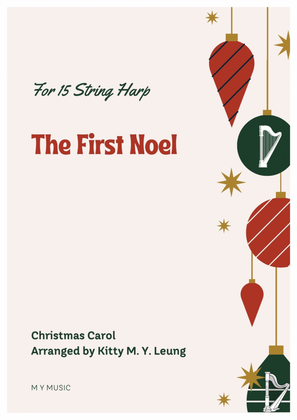 Book cover for The First Noel - 15 String Harp