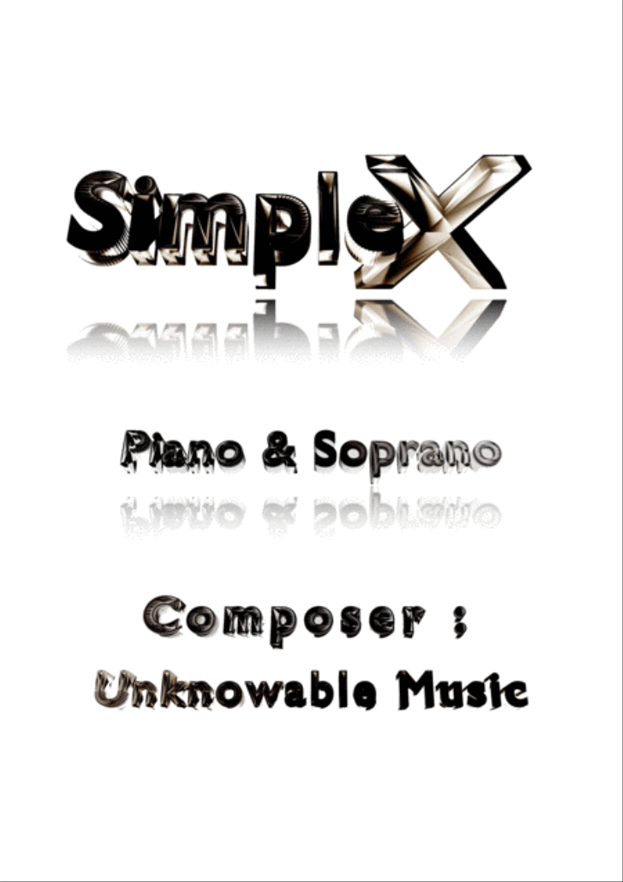 Simplex (piano & soprano) Small Ensemble scores gallery preview page 2
