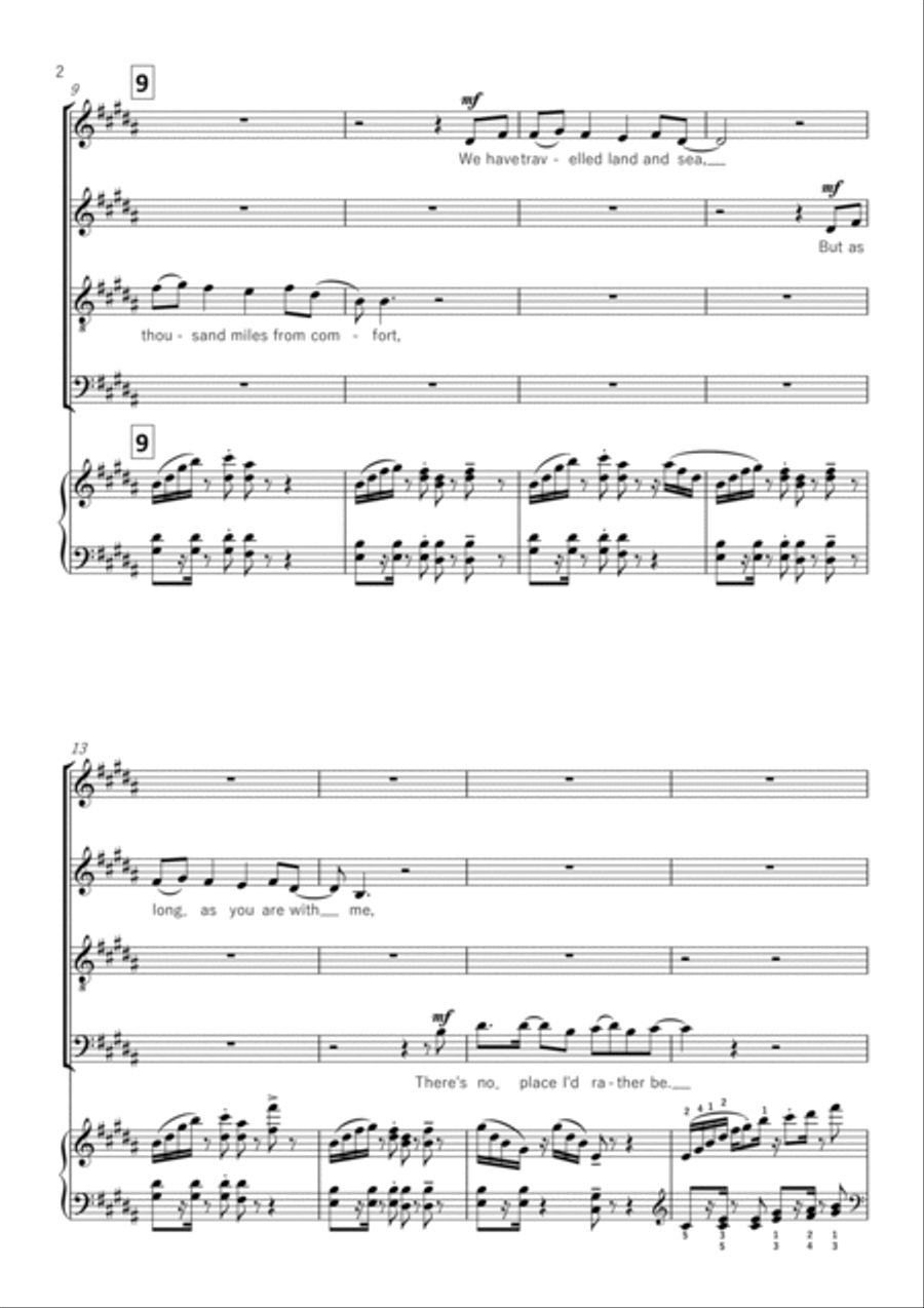 Rather Be 4-Part scores gallery preview page 2