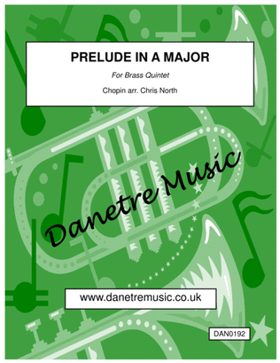 Book cover for Prelude in A Major (Brass Quintet)