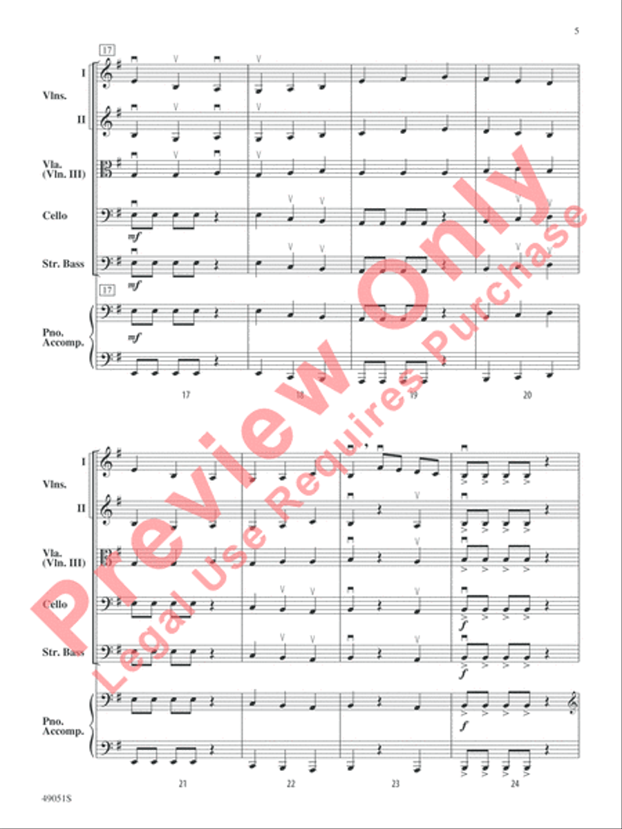 G Force String Orchestra scores gallery preview page 6