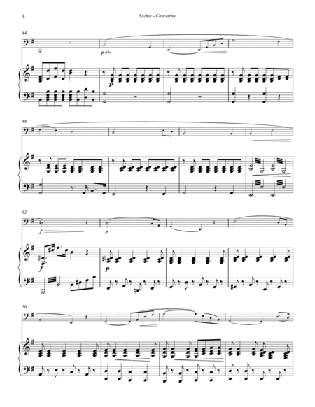 Concertino for Contrabass Trombone and Piano image number null