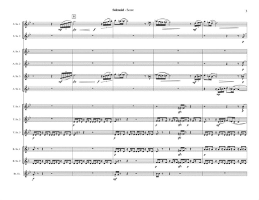 Solenoid Saxophone scores gallery preview page 4