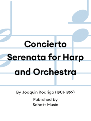 Concierto Serenata for Harp and Orchestra