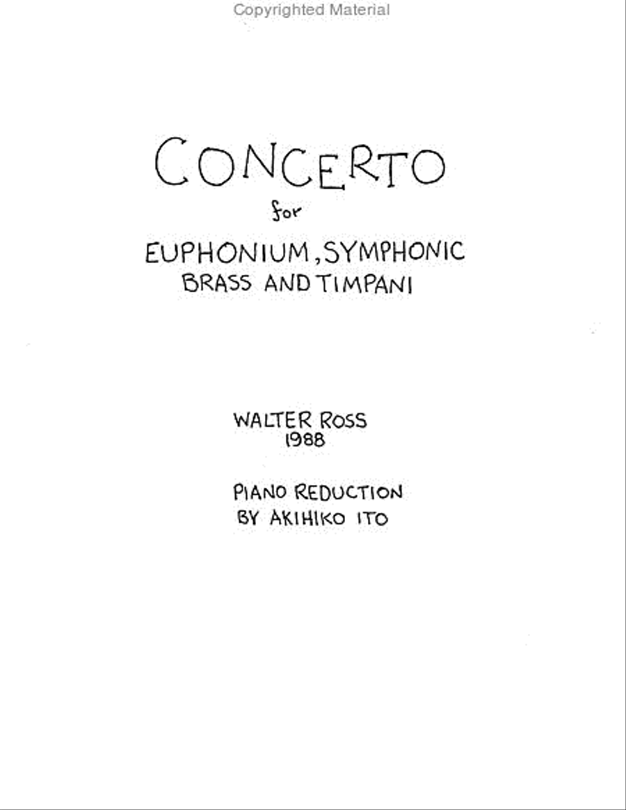 Concerto Euphonium scores gallery preview page 2