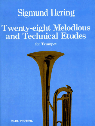 Book cover for Twenty Eight Melodious and Technical Etudes