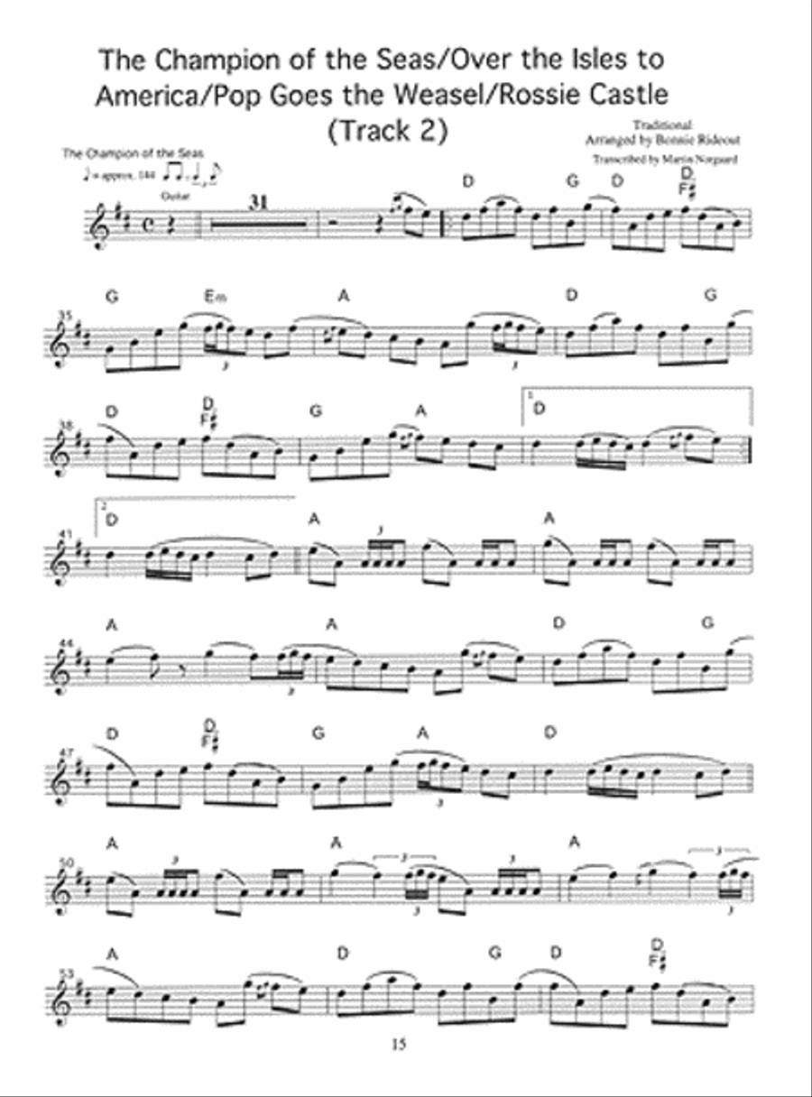 Scottish Fire Violin scores gallery preview page 3