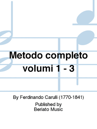 Book cover for Metodo completo volumi 1 - 3