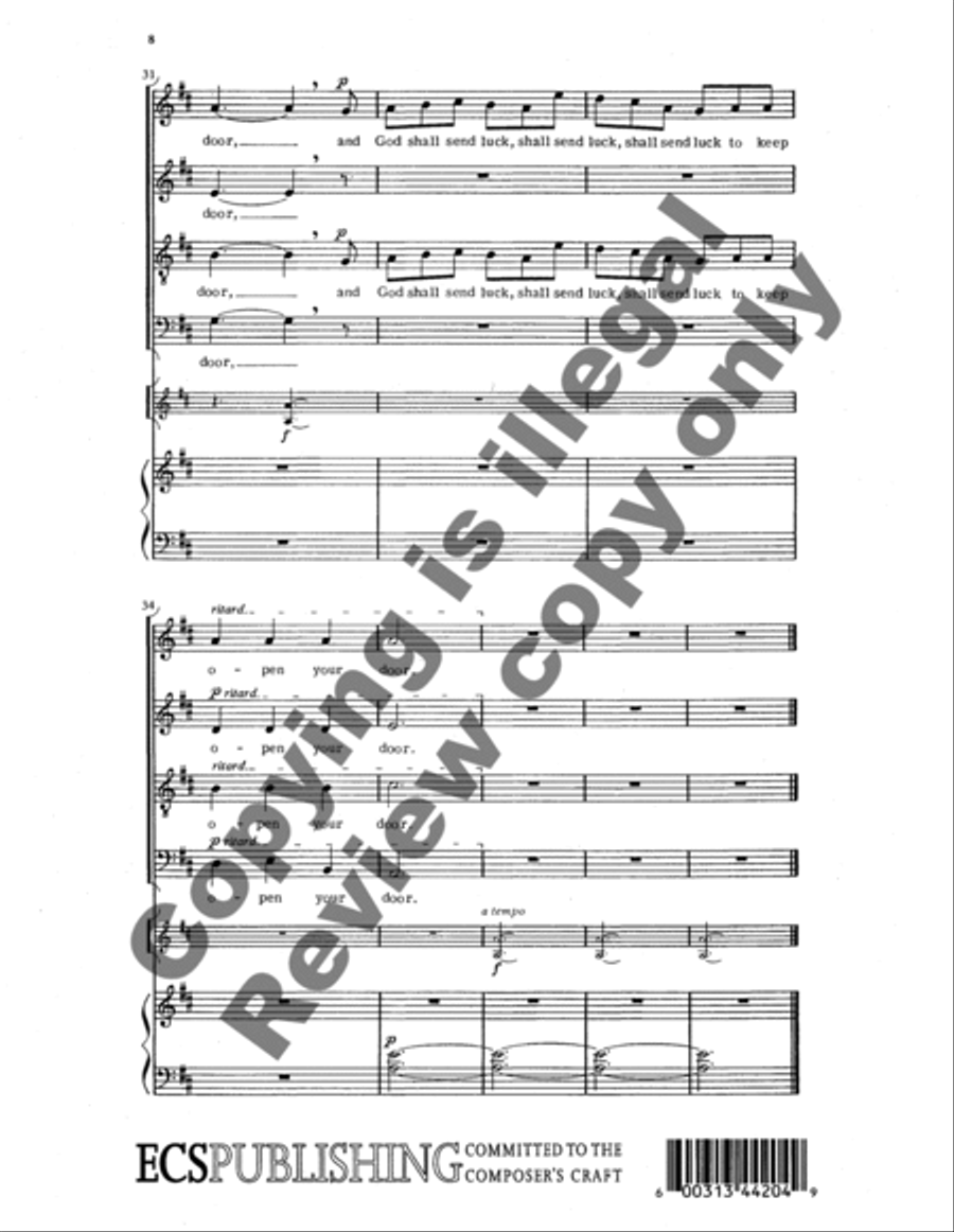 Ringeltänze 5. At Christmas Be Merry 4-Part scores gallery preview page 9