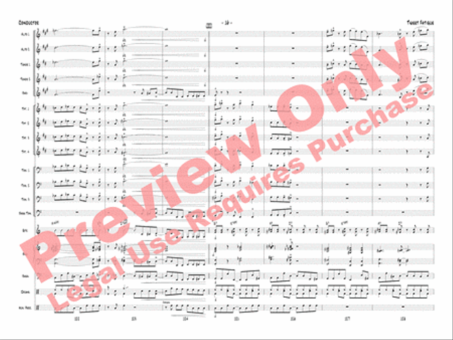 Tweet Fatigue Tweet Fatigue Jazz Ensemble scores gallery preview page 39