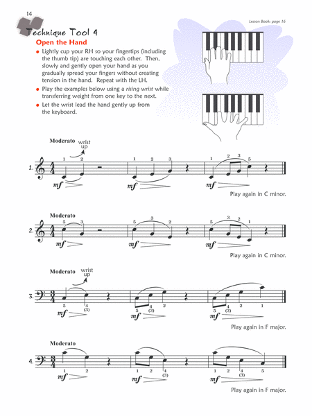 Premier Piano Course Technique, Book 4