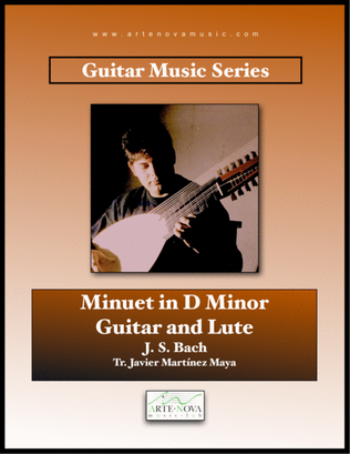 Book cover for Minuet in D Minor - Guitar