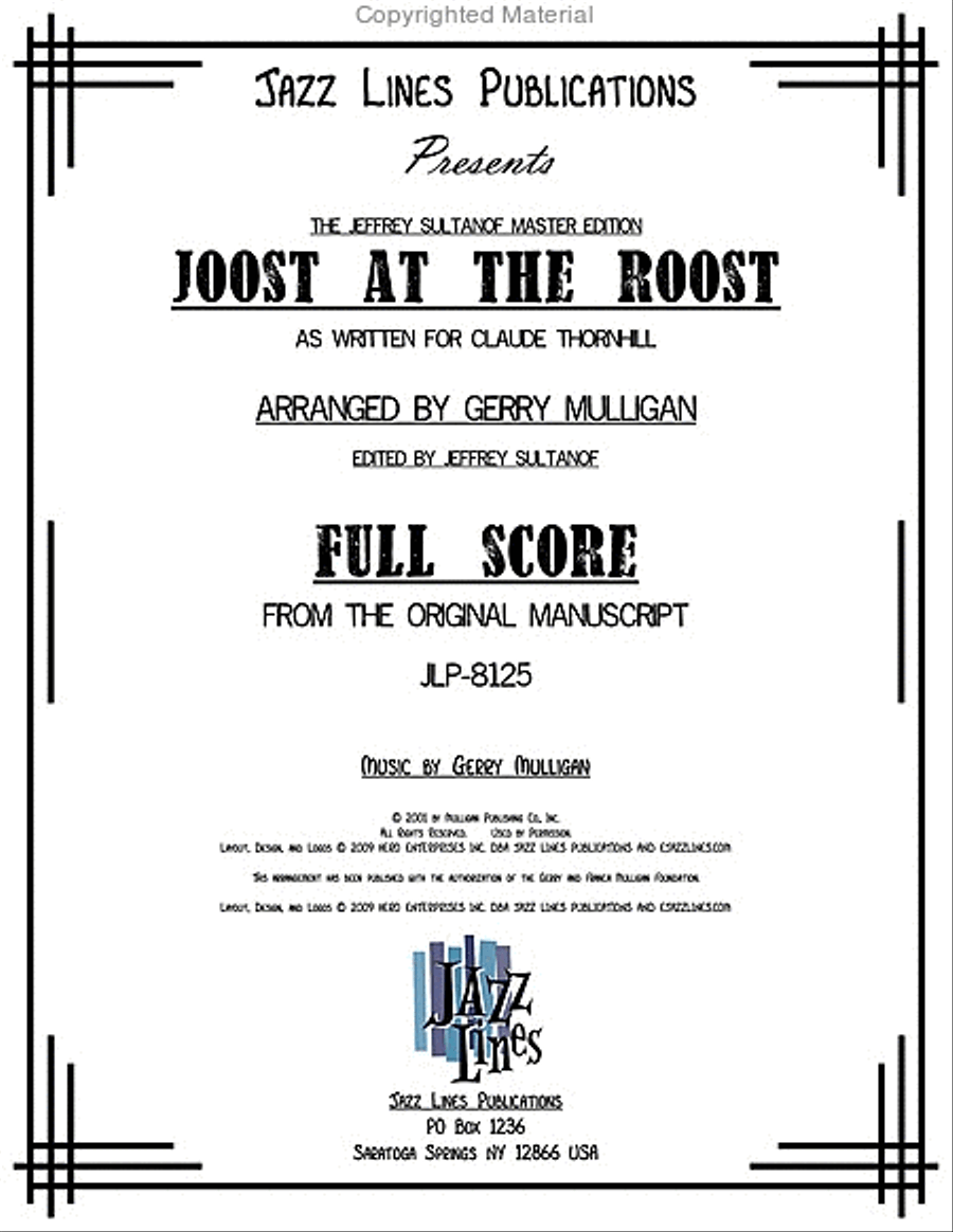 Joost At The Roost Big Band scores gallery preview page 2