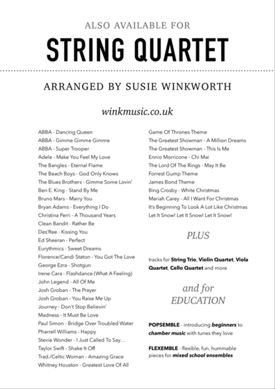 Mood Indigo String Quartet scores gallery preview page 2