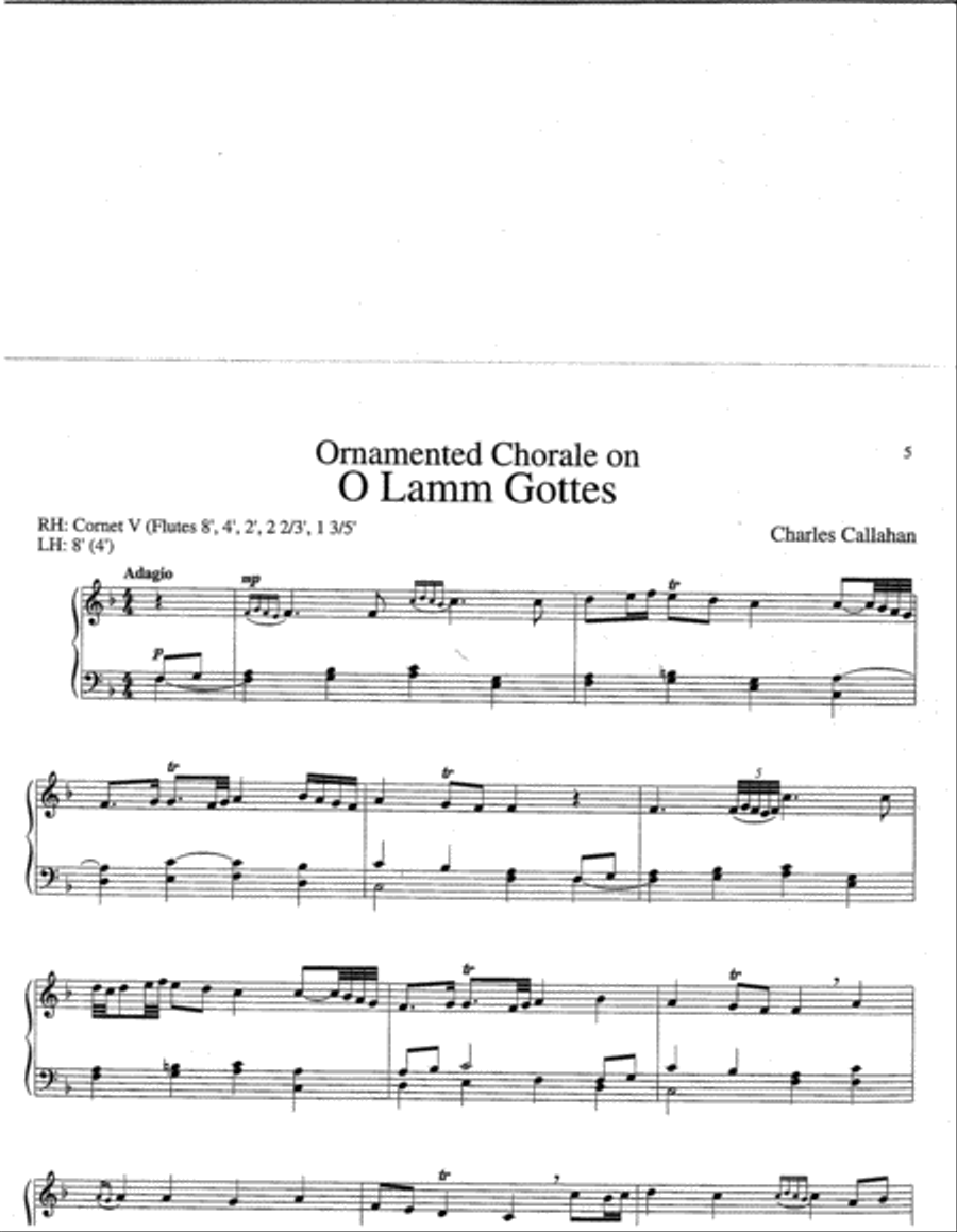 Lenten Music for Manuals, Set 2 Organ scores gallery preview page 4