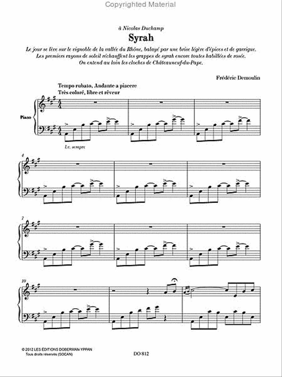 Syrah Piano Solo scores gallery preview page 2