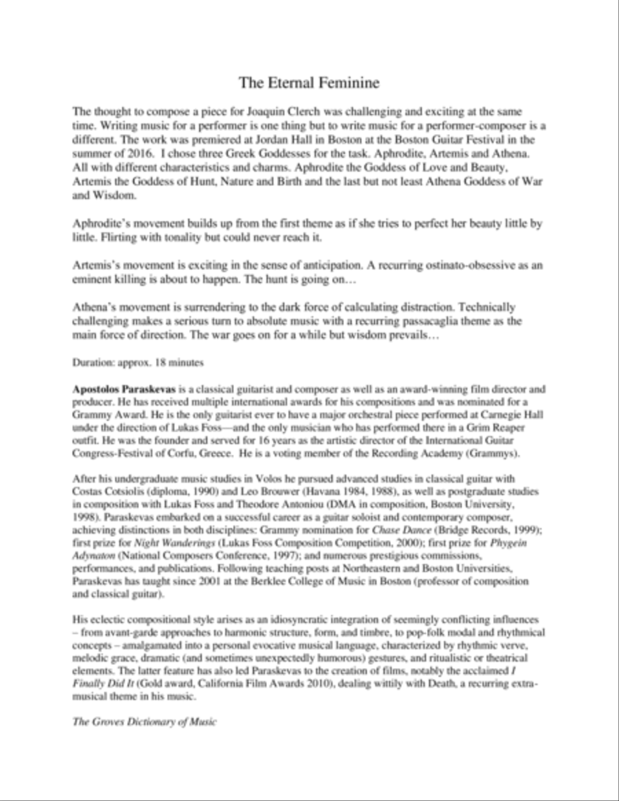 The Eternal Feminine Guitar Solo scores gallery preview page 3