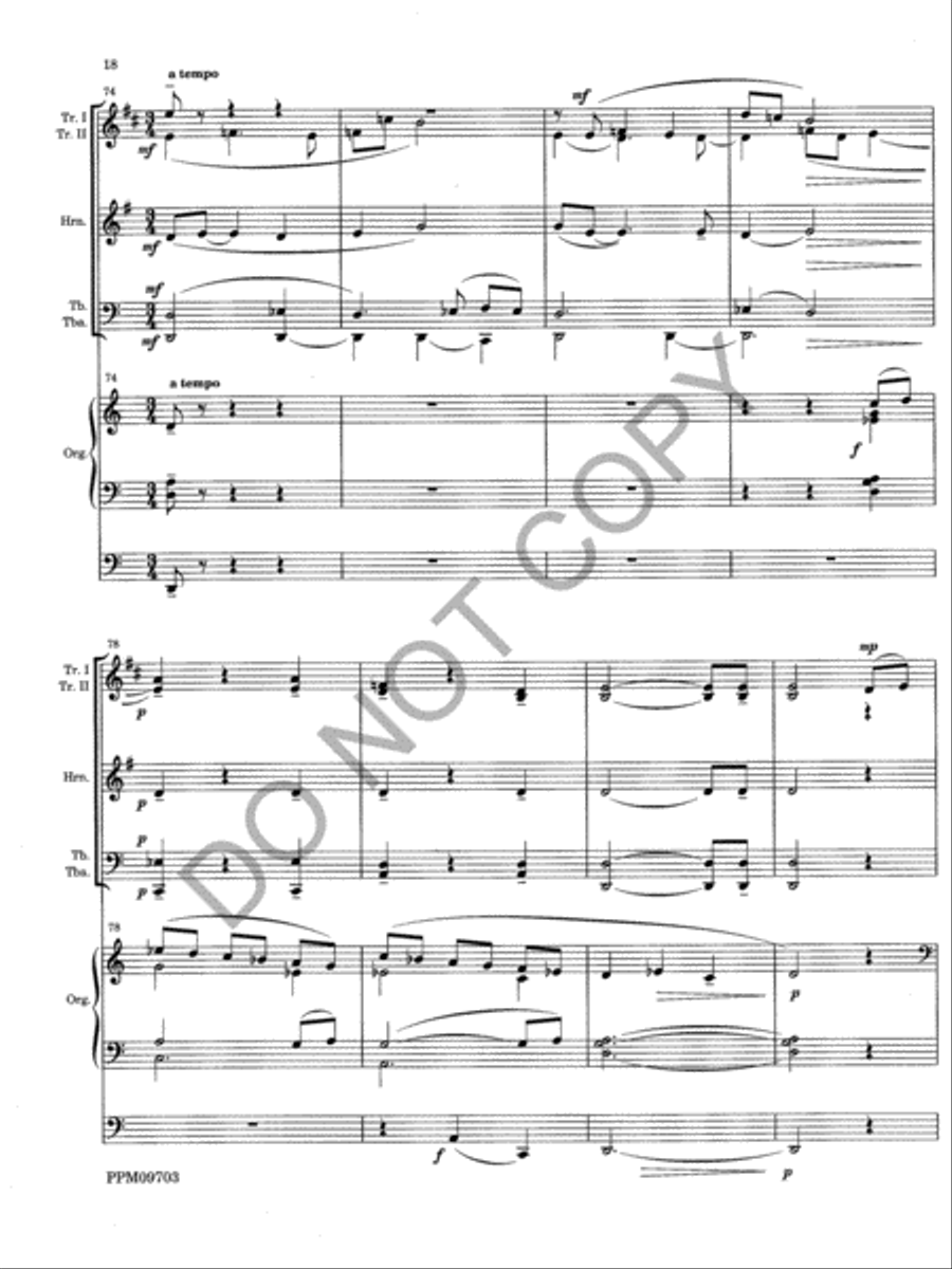 Triptych Choir scores gallery preview page 21