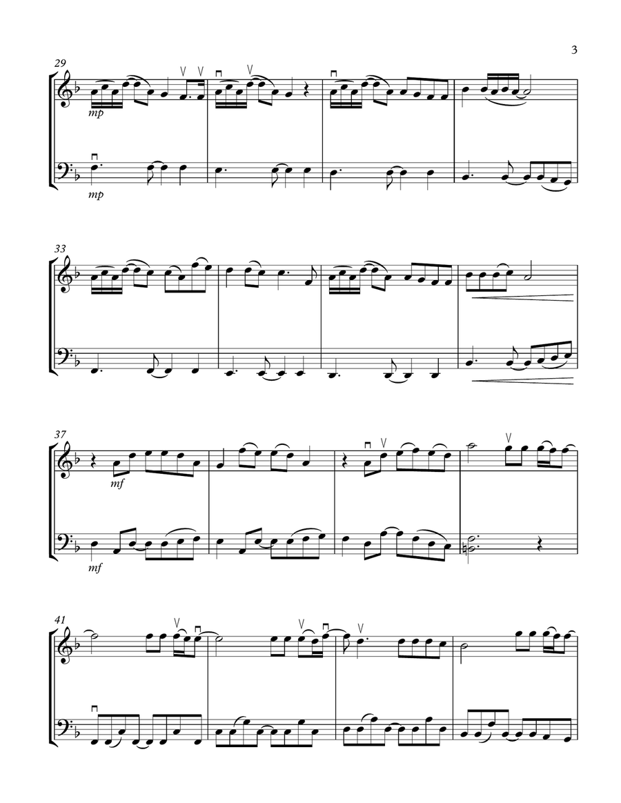 Never Break String Duet scores gallery preview page 3
