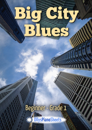 Book cover for Big City Blues - Swing - Piano Solo