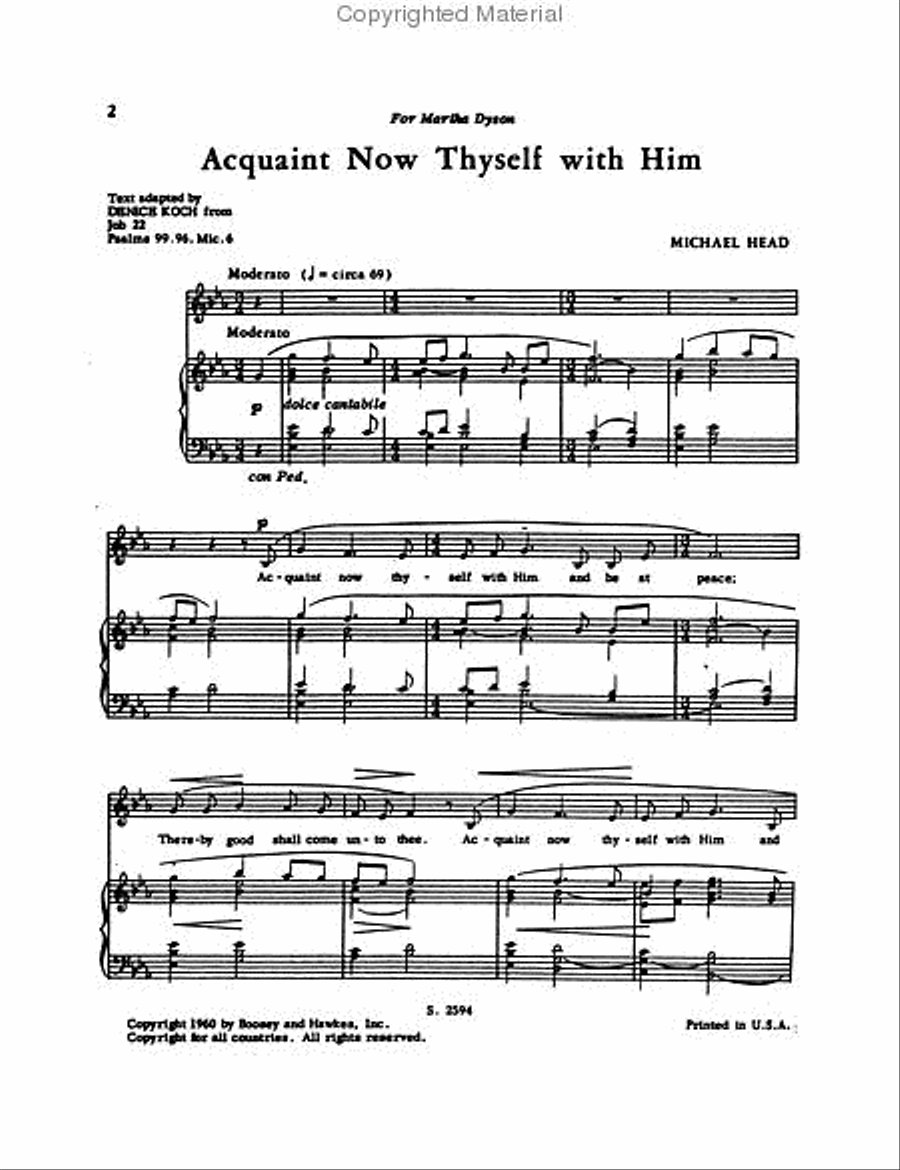 Acquaint Now Thyself with Him Medium Voice scores gallery preview page 2