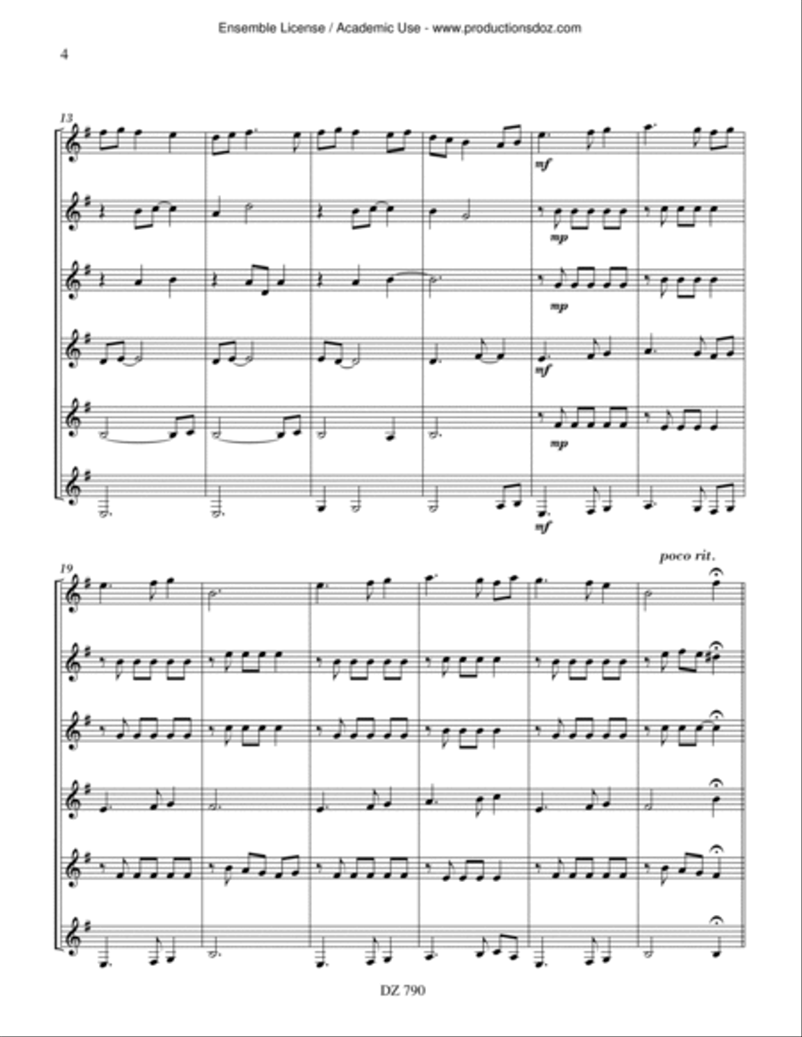 Railaway Guitar Ensemble scores gallery preview page 4