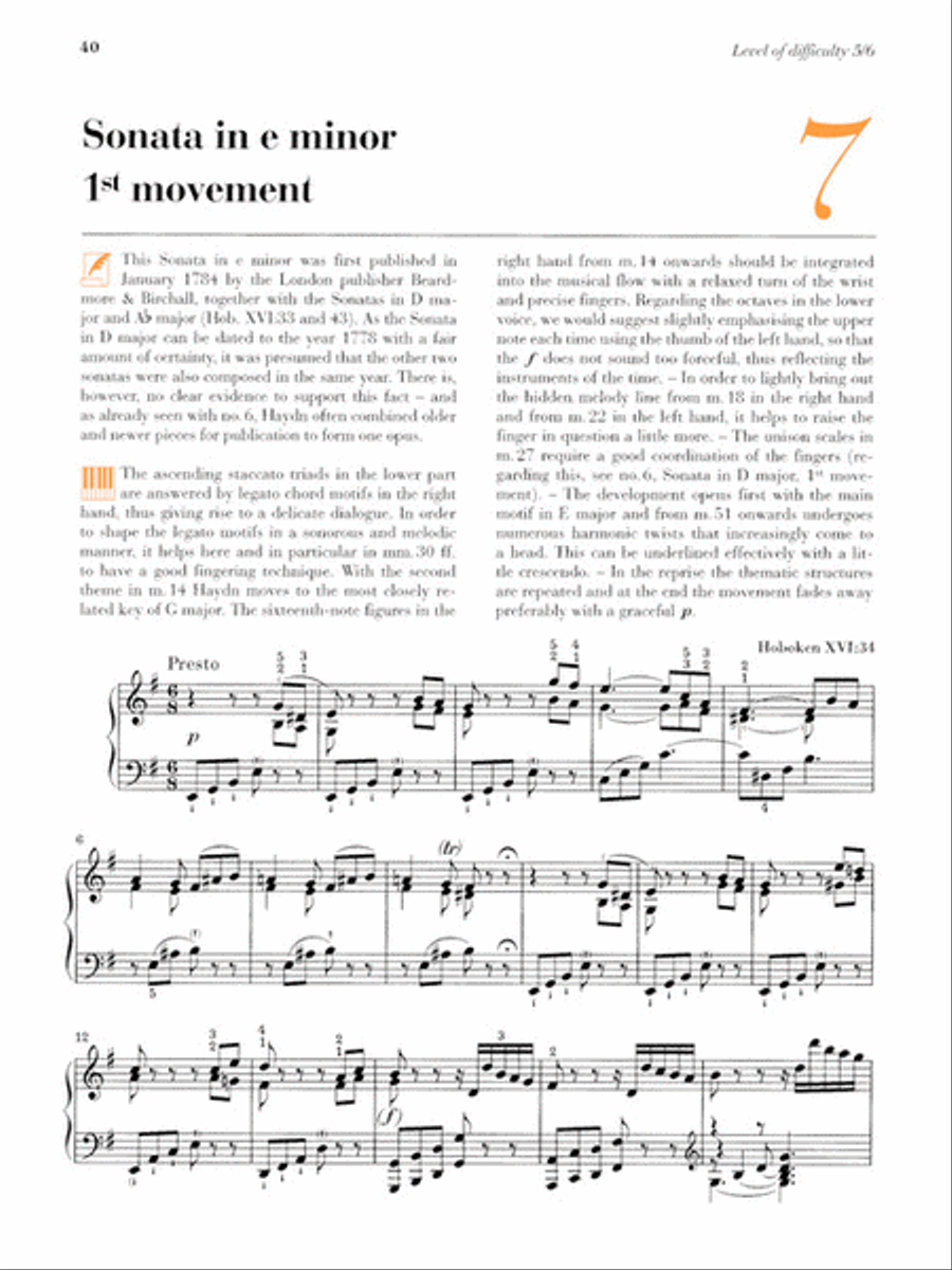 Haydn: At the Piano Piano Solo scores gallery preview page 6