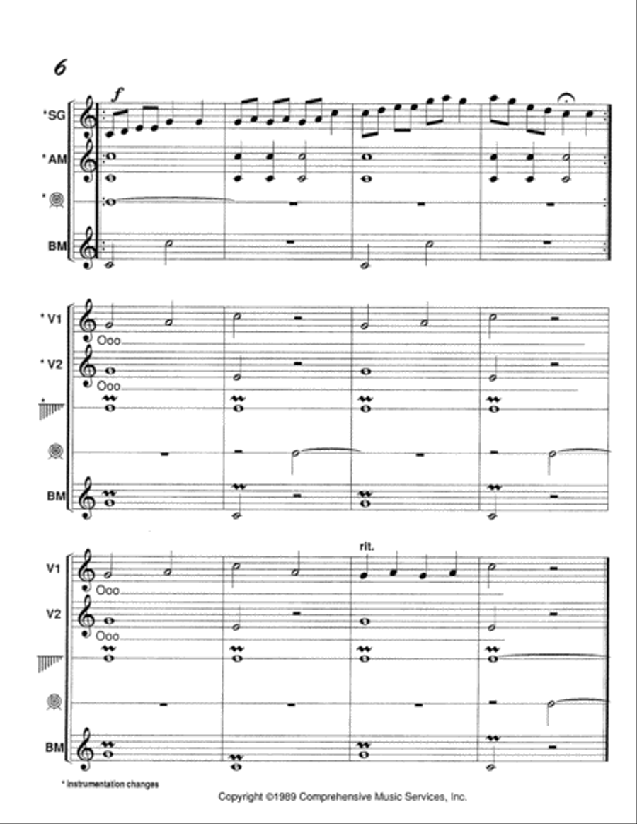 A Village Day Unison Choir scores gallery preview page 5