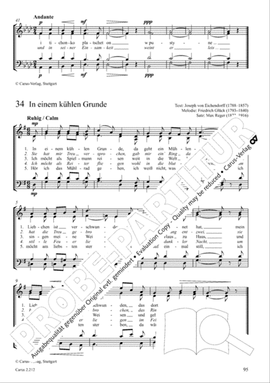 Love songs. Choral collection with CD 4-Part scores gallery preview page 80
