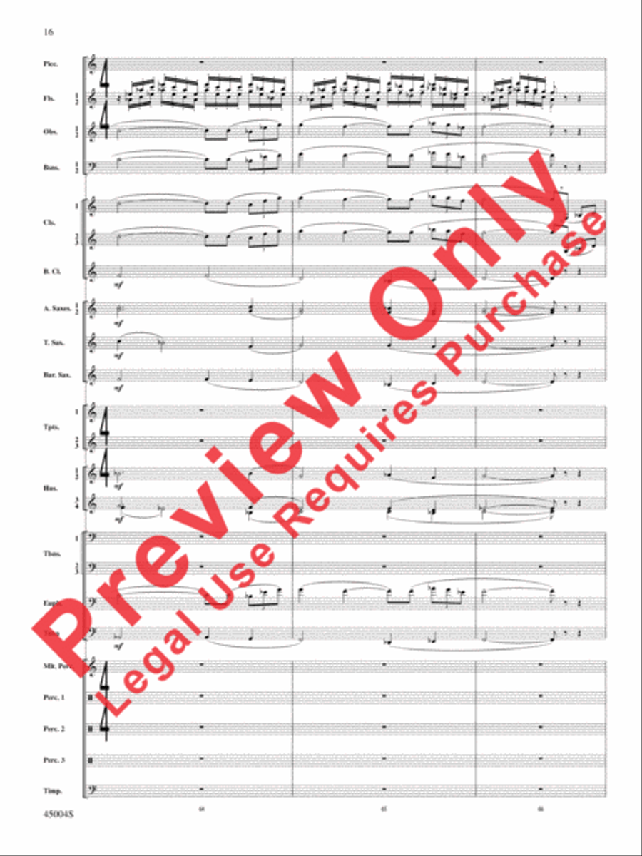 Red Rock Mountain Concert Band scores gallery preview page 51