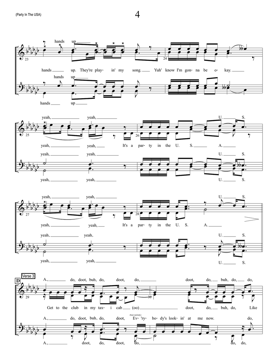Party In The U.s.a. SSAA scores gallery preview page 4