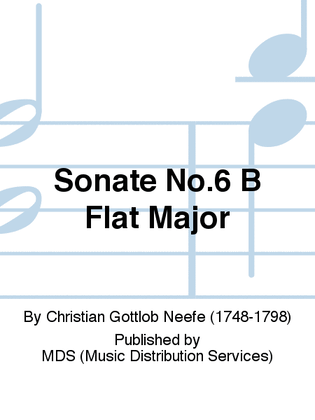Sonate No.6 B flat major